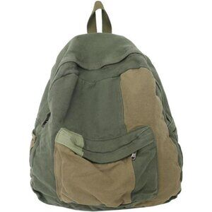 Vintage canvas backpack patchwork boho hippie grunge travel college book bag gre